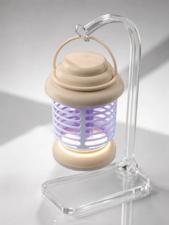 Mey İthalat 360° Koruma Izgaralı LED Sinek Kovucu Aydınlatma Lambası