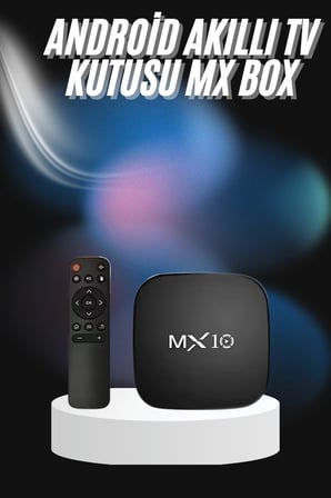 Mey İthalat 2.4G Wifi Tv Box Medya Oynatıcı TV Uyumlu MX Box Kutusu Android TV