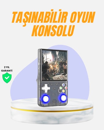 Mey İthalat Çift Joystickli Retro Oyun Konsolu 2500mAh Bataryalı