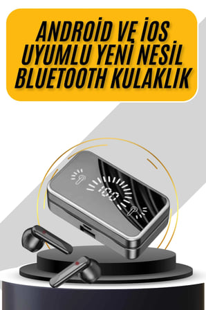 Mey İthalat İos Android Uyumlu Bluetooth Kulaklık Kablosuz Kulaklık Yüksek Basslı