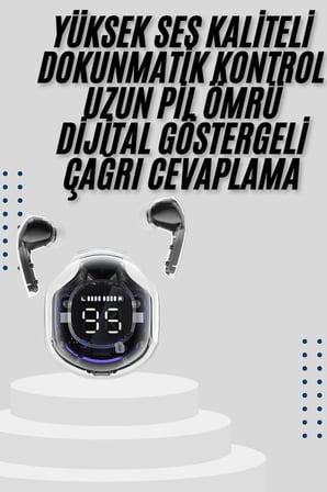 Mey İthalat 2025 Model Kablosuz Bluetooth Kulaklık ANC ENC Destekli HİFİ Stereo