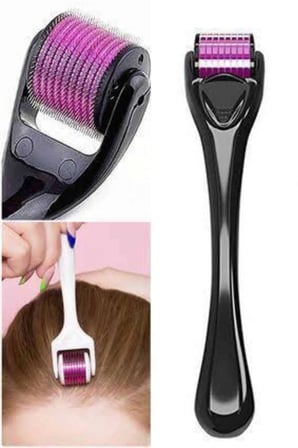 Mey İthalat 540 Iğneli Derma Roller 1Mm Titanyum Uçlu Saç Kaş Serum Kullanımına Uygun