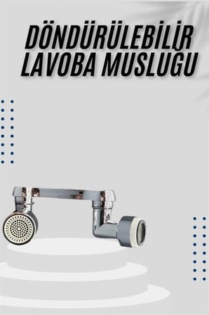 Mey İthalat Dönebilen Musluk Başlığı Akrobat Mutfak Banyo Musluk Ucu Başlığı Oynar Başlıklı