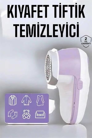 Mey İthalat Tiftik Temizleyici Hazneli Şarjlı Manuel Kolay Kullanım