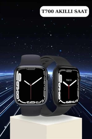 Mey İthalat Yeni Nesil Akıllı Saat ve Kablosuz Kulaklık Kampanyası İkili Set Bluetooth Bağlantılı