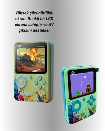 Mey İthalat 3 İnç Renkli Ekranlı Taşınabilir El Konsolu – G5 Modeli