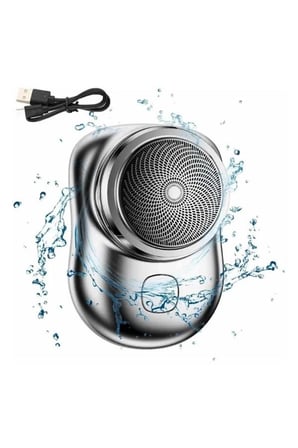 Mey İthalat Mini Sıfır Sakal Yanak Tıraş Makinesi USB Şarjlı Sıfır Sakal Taşınabilir Korumalı