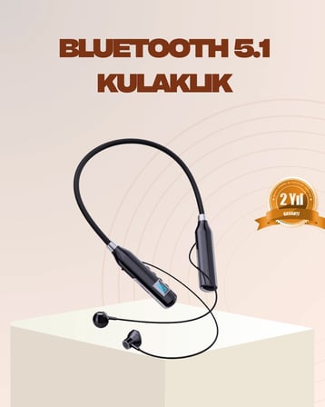 Mey İthalat Bluetooth 5.1 Kablosuz Kulaklık – Net Ses ve Güçlü Bağlantı