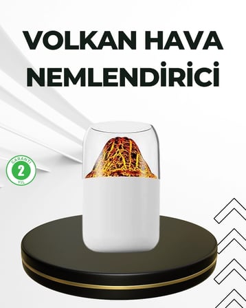 Mey İthalat USB Şarjlı Volkanik Tasarımlı Buhar Makinesi