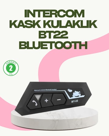 Mey İthalat Bluetooth 5.0 EDR Kask Kulaklık Yüksek Ses Kalitesi ve Gürültü Önleme