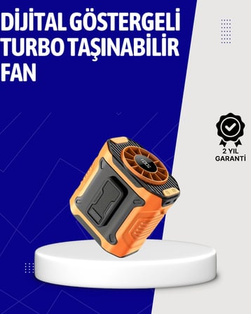 Mey İthalat 5000mAh Şarjlı Soğutma Fanı Taşınabilir