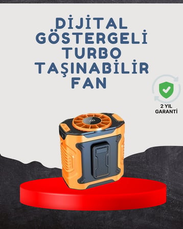 Mey İthalat Yüksek Kapasiteli Turbo Taşınabilir Fan