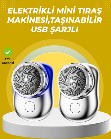 Mey İthalat Taşınabilir, cep boyunda, şarjlı elektrikli tıraş makinesi