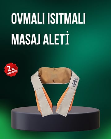 Mey İthalat Ovmalı Isıtmalı Masaj Aleti Bel Boyun Omuz İçin Profesyonel Masaj Keyfi