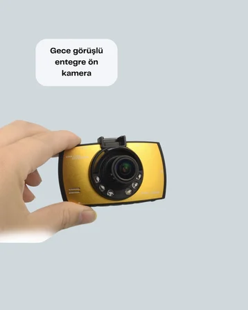 Mey İthalat Full HD Araç Kamerası G Sensor Gece Görüşlü Dash Cam