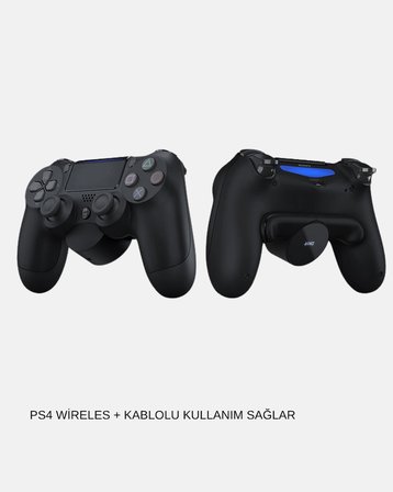 Mey İthalat PS4 Kablosuz Oyun Kolu V2 – Bluetooth Bağlantılı, Titreşimli, PC ve Mobil Uyumlu