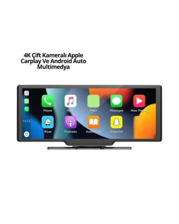 Mey İthalat Honda Civic, Jazz, HR-V, CR-V, Nissan Qashqai, Micra, Juke,Uyumlu Kablosuz CarPlay & Android Auto Multimedya – Geri Görüş Kameralı