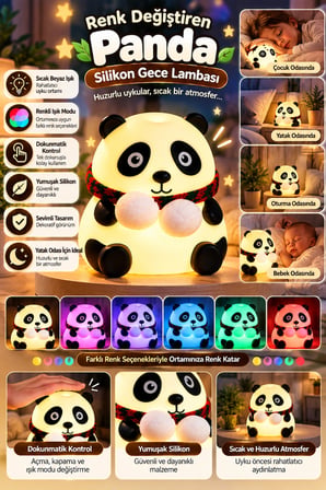 Mey İthalat RENK DEĞİŞTİREN PANDA