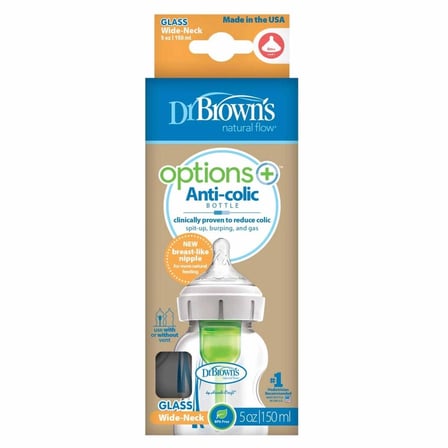 Mey İthalat   Geniş Ağız Cam Biberon 150 ml (Yeni)
