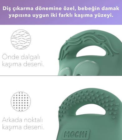 Mey İthalat Mochi Diş Kaşıyıcı Yeşil