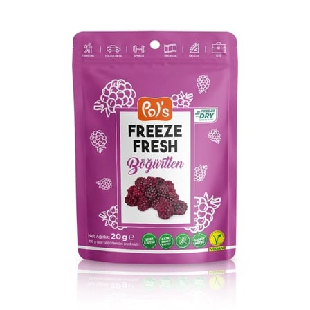 Mey İthalat Pol’s Freeze Fresh Böğürtlen 20 Gr