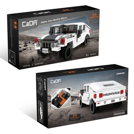 Mey İthalat C55022W Humvee Jeep Blok Seti 328 Parça-Vagon life