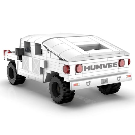 Mey İthalat C55022W Humvee Jeep Blok Seti 328 Parça-Vagon life