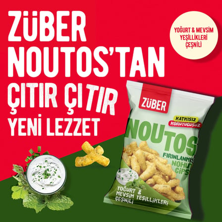Mey İthalat Fırın Nohut Cipsi 55 Gr Yoğurt ve Mevsim Yeşillikleri
