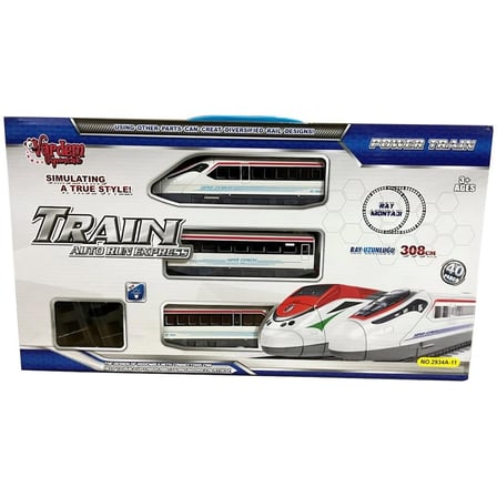 Mey İthalat LE-2934A-11 40PCS ISIKLI 308CM HIZLI TREN SET