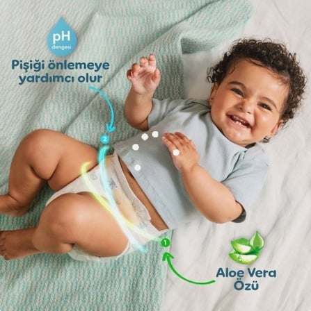 Mey İthalat Aktif Bebek Süper Paket Bebek Bezi 7 Beden 30 Adet