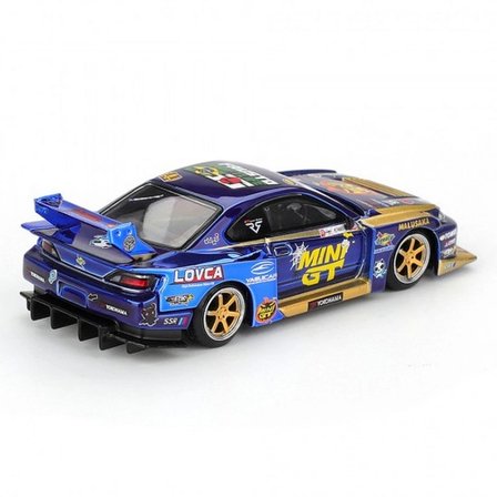 Mey İthalat 1/64 MODEL ARAÇ S15 SILVIA Team MINI GT Liberty Walk 2025 Formula Drift Halloween Special