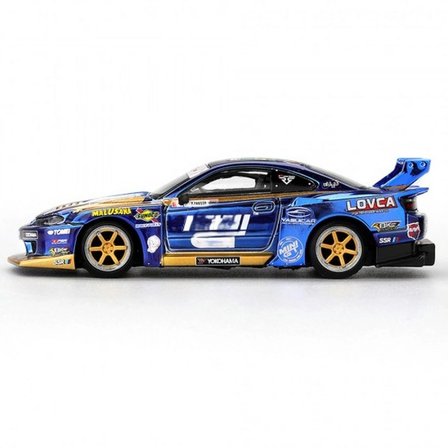 Mey İthalat 1/64 MODEL ARAÇ S15 SILVIA Team Liberty Walk 2025 Formula Drift