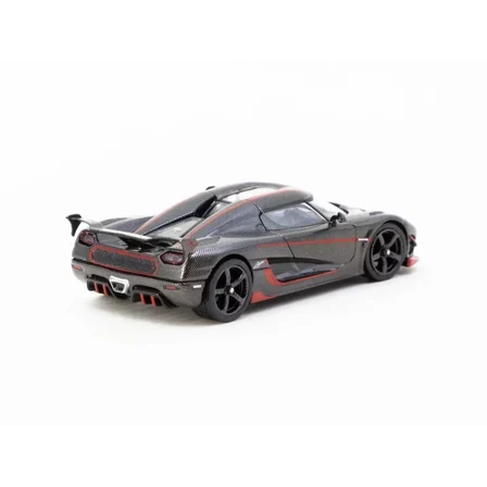 Mey İthalat 1/64 Model Araç Agera RS Black Carbon Fiber / Red Accents