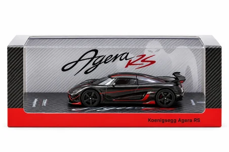 Mey İthalat 1/64 Model Araç Agera RS Black Carbon Fiber / Red Accents