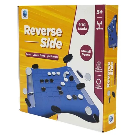 Mey İthalat S00004759 ZEKA OYUNU REVERSİDE SIDE 4Ü 1 ARADA KUTU OYUNU