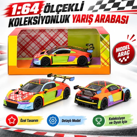 Mey İthalat 1/64 Audi R8 LMS GT3 evo II Sean Wotherspoon Special Edition