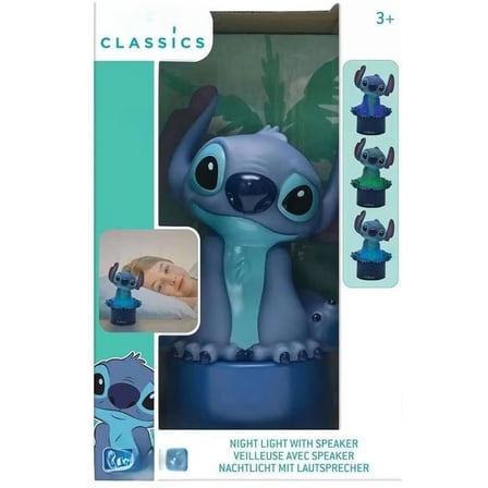 Mey İthalat Masa Üstü Gece Lambası ve Stitch Hoparlör