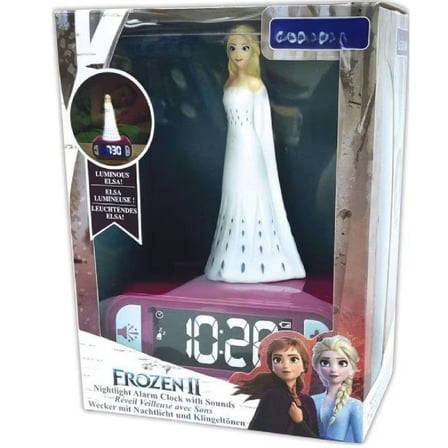 Mey İthalat Işıklı ve Sesli Frozen Dijital Çalar Saat
