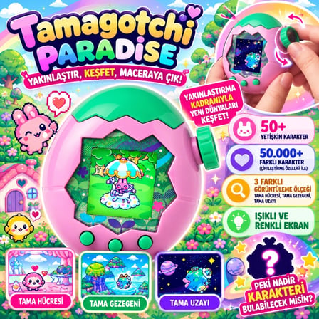 Mey İthalat Paradise Pembe Toprak Cihazı
