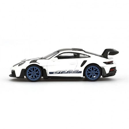 Mey İthalat 1/64 Porsche 911 (992) GT3 RS Weissach Package White with Indigo Blue