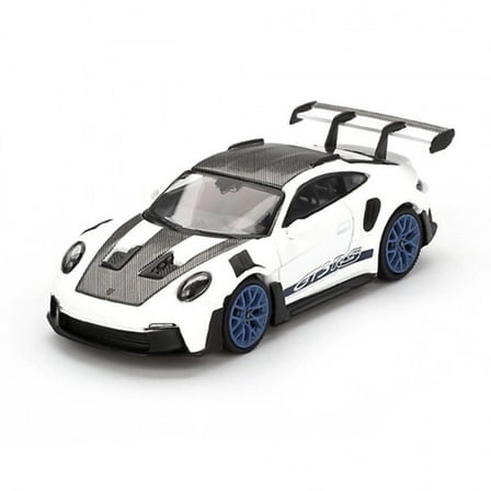 Mey İthalat 1/64 Porsche 911 (992) GT3 RS Weissach Package White with Indigo Blue