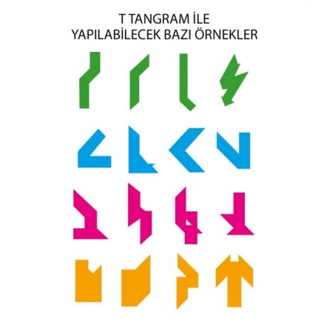 Mey İthalat 1431 , T Tangram 4 Parça