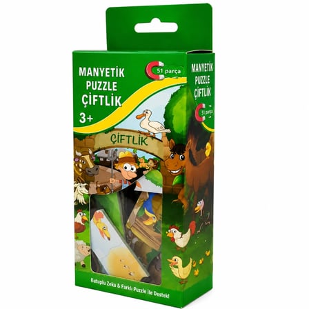 Mey İthalat 1345 MANYETİK ÇİFTLİK PUZZLE