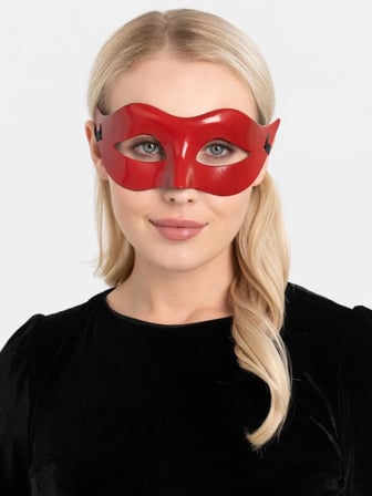 Mey İthalat Kırmızı Renk Masquerade Kostüm Partisi Venedik Balo Maskesi