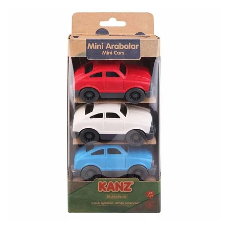 Mey İthalat 30812 Enfal - 3'lü Mini Arabalar +24 ay