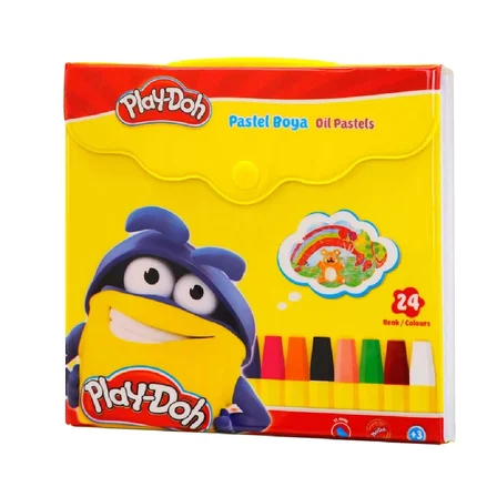 Mey İthalat  Play-Doh Pastel Boya Çantalı 24 Renk