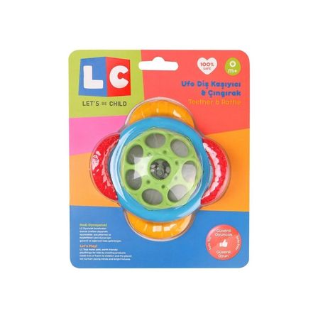 Mey İthalat  LC Ufo Diş Kaşıyıcı Çıngırak