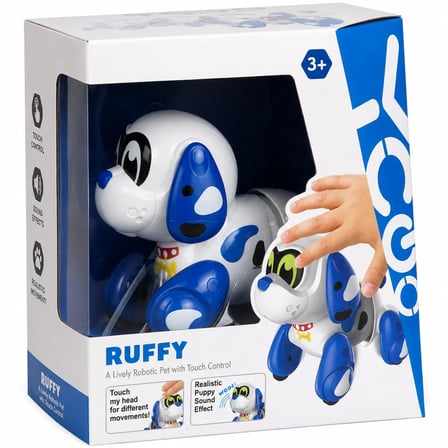 Mey İthalat Ruffy Hareket ve Ses Efektli Robot Köpek