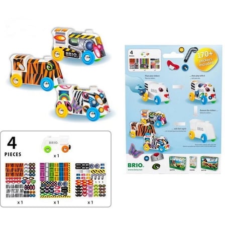 Mey İthalat Sticker Yapıştırmalı Tren 33979