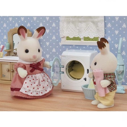 Mey İthalat  Sylvanian Families Çamaşır Makinesi ve Elektrik Süpürgesi Seti 5445
